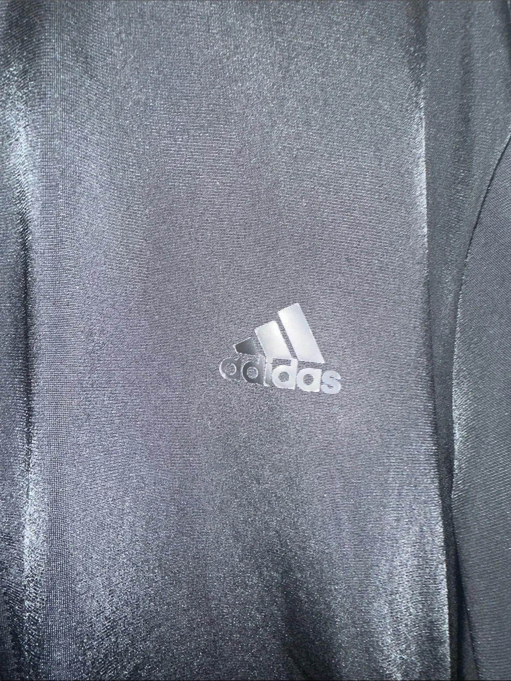 Adidas Men’s Track Jacket Black Full Zip Size 3XL‎